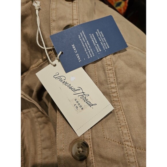 Women's Universal Thread Boilersuit Utility Jumpsuit Tan 4 - Picture 4 of 6